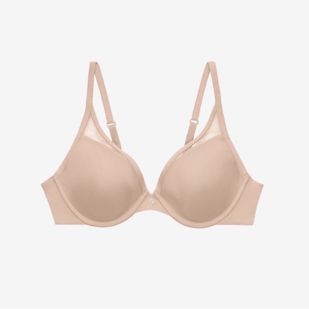 ThirdLove 24/7 Classic Uplift Plunge Bra Sz 34 1/2B